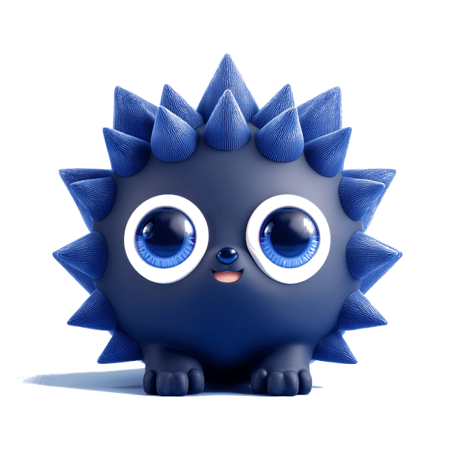 Sharp the hedgehog mascot